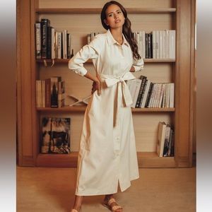 Daphne Wilde Cream Maxi Dress Size 3 (Large)